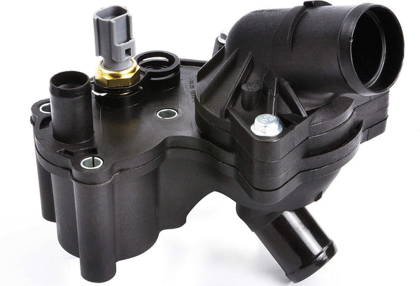902-860 Thermostat Housing Kit Assembly with Sensor Fits for Ford Explorer & Mercury Mountaineer 2002 2003 2004 2005 2006 2007 2008 2009 2010 (V6 4.0L ONLY) OE: 2L2Z8592AA 2L2Z8592BA 2L2Z8592BB