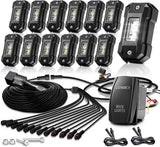 Luces LED para chasis, luces LED para chasis R4 Blanco Puro con arnés de cableado para camionetas