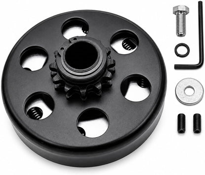 Centrifugal Clutch 3/4" Bore 12 Tooth for #35 Chain, Fit for 3/4" Bore Pedator 212cc, Honda GC GX and Most 2-6.5HP Small Engines performance Parts, MiniBike, Go Kart, Included Bolt and Washer Kit.