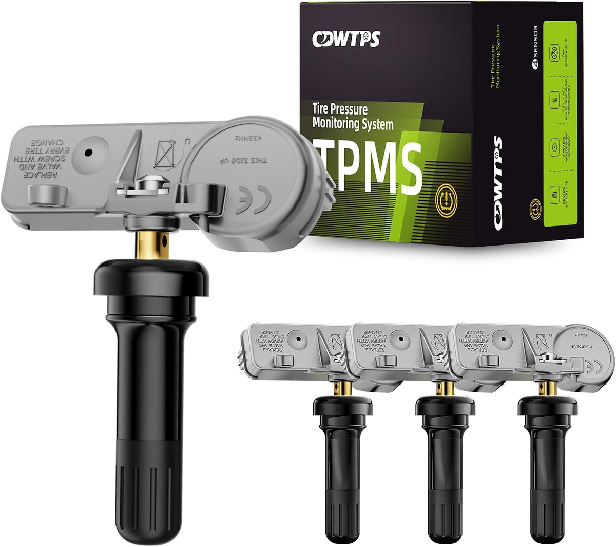 TPMS Sensors Set of 4,315MHz GM Pre-Programmed Tire Pressure Monitor Sensor