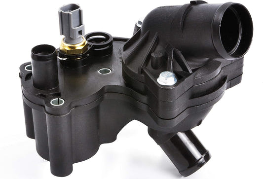 902-860 Thermostat Housing Kit Assembly with Sensor Fits for Ford Explorer & Mercury Mountaineer 2002 2003 2004 2005 2006 2007 2008 2009 2010 (V6 4.0L ONLY) OE: 2L2Z8592AA 2L2Z8592BA 2L2Z8592BB