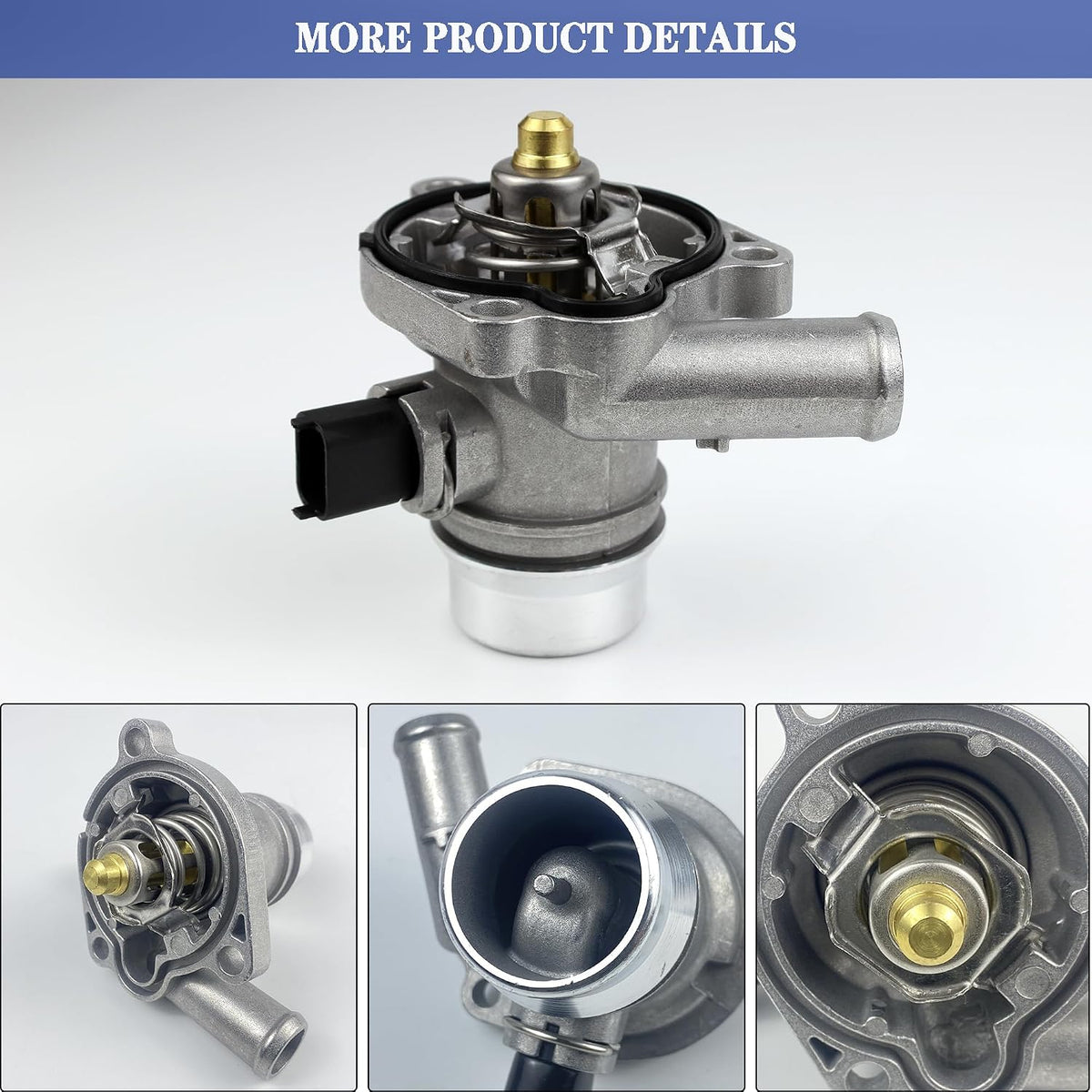 Aluminium Coolant Thermostat Housing Assembly Fit for Chevy 1.4L