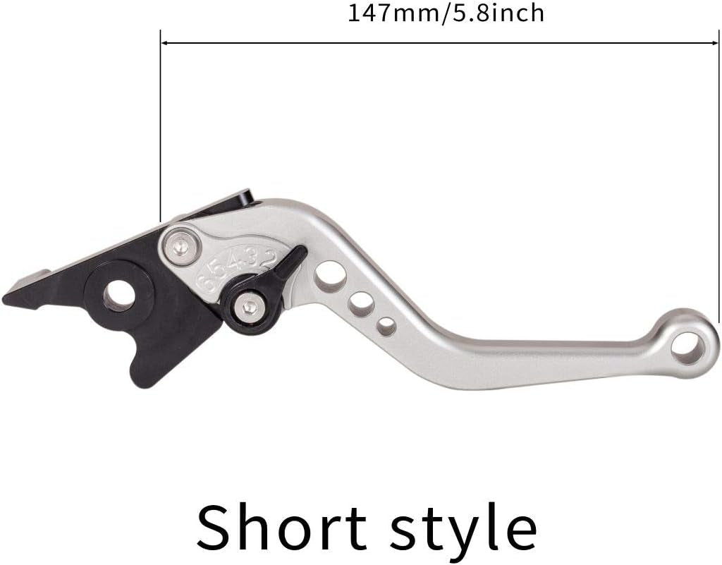 Short Brake Clutch Levers Compatible with GROM MSX125 2014-2026