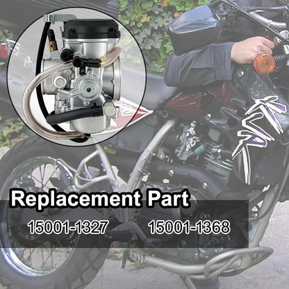 Carburetor Kit for Kawasaki KLR 650 1987-2007, Includes Intake Manifold Boot & Spark Plug, Replaces #15001-1327#15001-1368