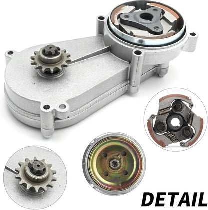 14T Clutch Drum Bell Housing Kit, Fits 43cc 47cc 49cc 2 Stroke Mini Pocket Bike Dirt Bike ATV, 50cc Class Mini Quad Centrifugal Clutch Gearbox Assembly Replacement Parts