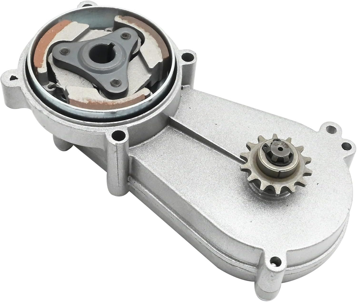 14T Clutch Drum Bell Housing Kit, Fits 43cc 47cc 49cc 2 Stroke Mini Pocket Bike Dirt Bike ATV, 50cc Class Mini Quad Centrifugal Clutch Gearbox Assembly Replacement Parts
