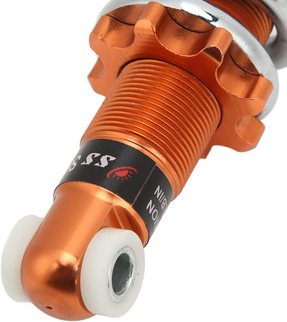Spring Suspension Damper, Universal 190mm Adjustable Motorcycle Shock Absorber Aluminum Alloy 1200lbs Loading for Scooter for Moped, suspension system