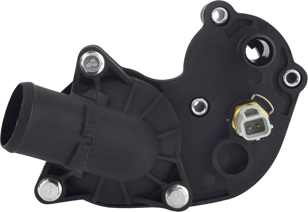 902-860 Thermostat Housing Kit Assembly with Sensor Fits for Ford Explorer & Mercury Mountaineer 2002 2003 2004 2005 2006 2007 2008 2009 2010 (V6 4.0L ONLY) OE: 2L2Z8592AA 2L2Z8592BA 2L2Z8592BB