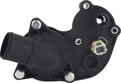 902-860 Thermostat Housing Kit Assembly with Sensor Fits for Ford Explorer & Mercury Mountaineer 2002 2003 2004 2005 2006 2007 2008 2009 2010 (V6 4.0L ONLY) OE: 2L2Z8592AA 2L2Z8592BA 2L2Z8592BB