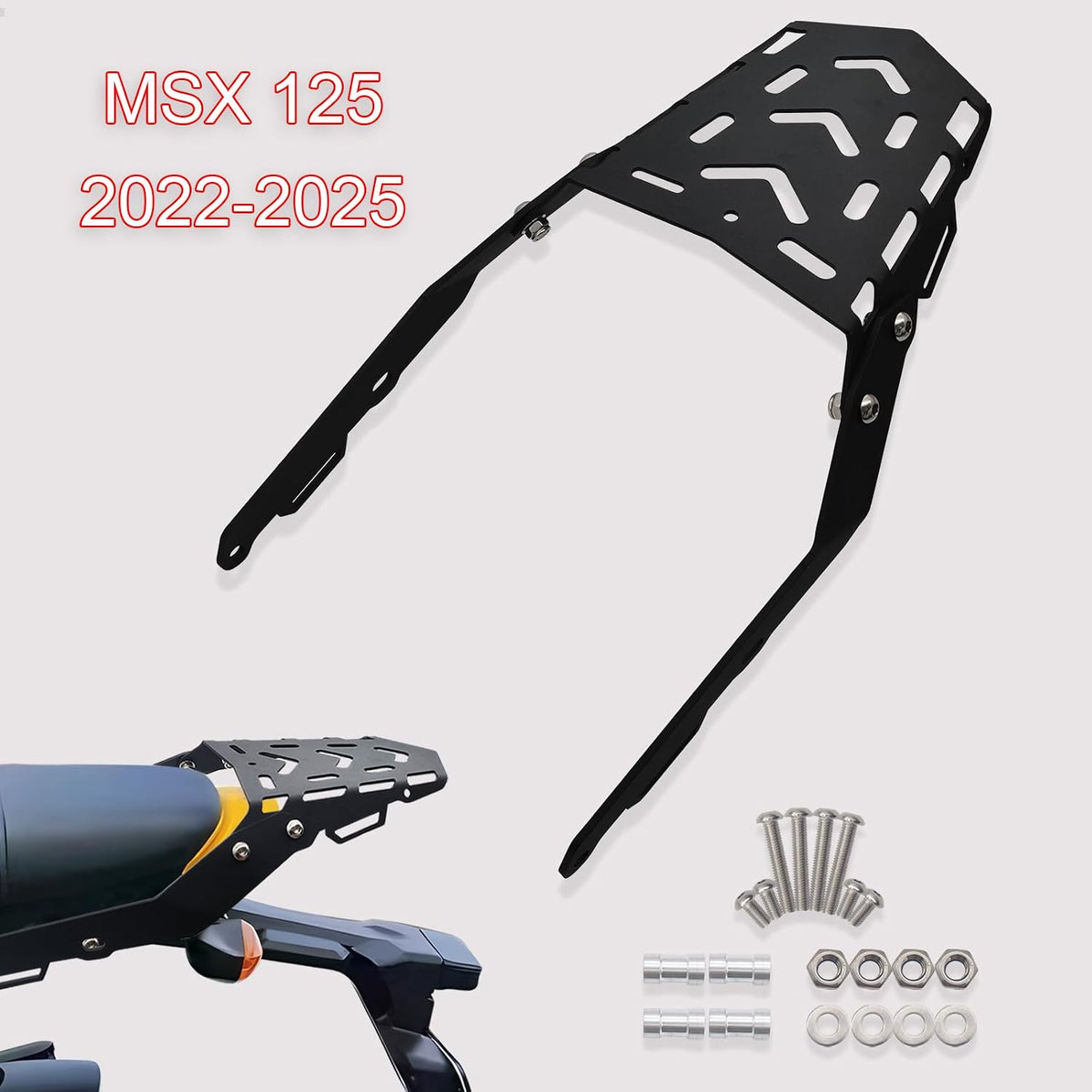 Rack Luggage Rack Fit for 2024 Grom 125 MSX125 2022 2023 2024 2025