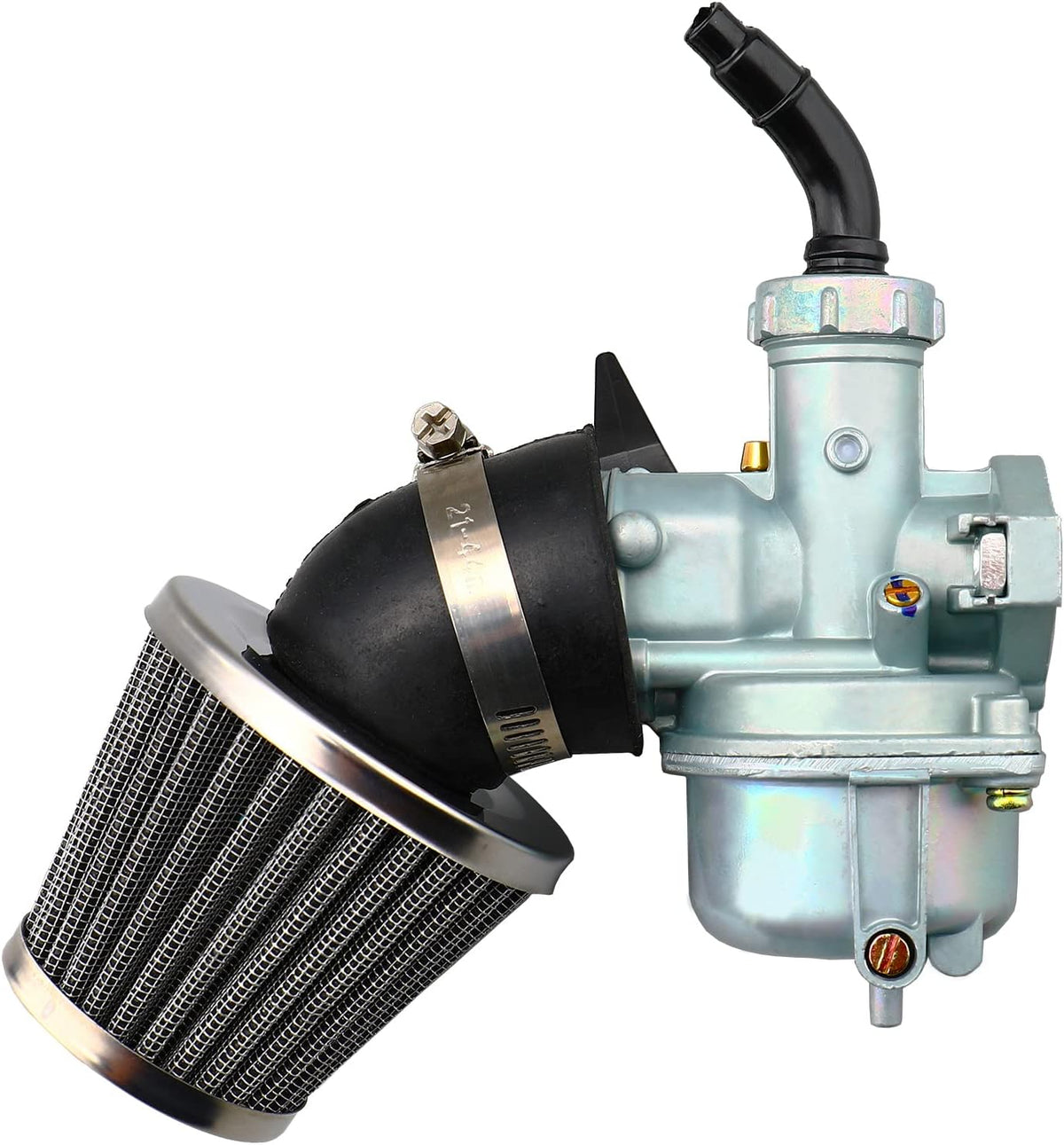 PZ22 22mm Carburetor with Air Filter/Spark Plug for 110cc 125cc SSR Sunl Dirt Bikes Monkey Scooter Taotao Pit Bike ATV