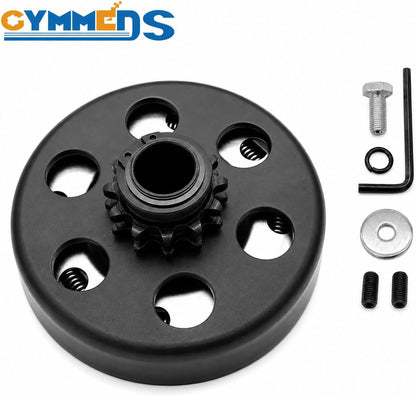 Centrifugal Clutch 3/4" Bore 12 Tooth for #35 Chain, Fit for 3/4" Bore Pedator 212cc, Honda GC GX and Most 2-6.5HP Small Engines performance Parts, MiniBike, Go Kart, Included Bolt and Washer Kit.
