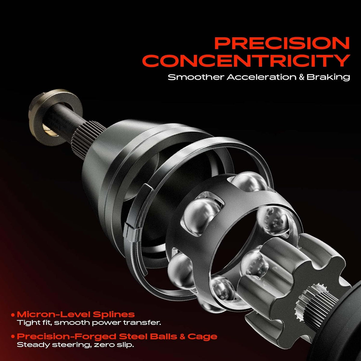 Front Left Driver Side CV Axle Shaft Assembly