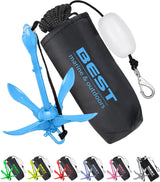Kayak Anchor, 3.5 LB Folding Anchor System, Paddle Boards, Jet Skis & PWC